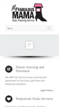 Mobile Screenshot of myfabulousmama.com
